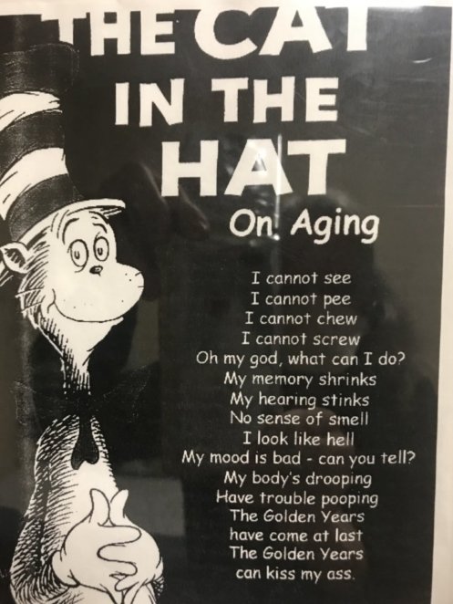 Dr.
        Seuss - Joke about aging