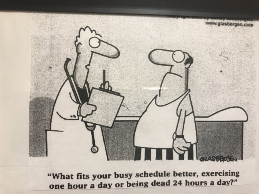 Are you too busy to exercie?